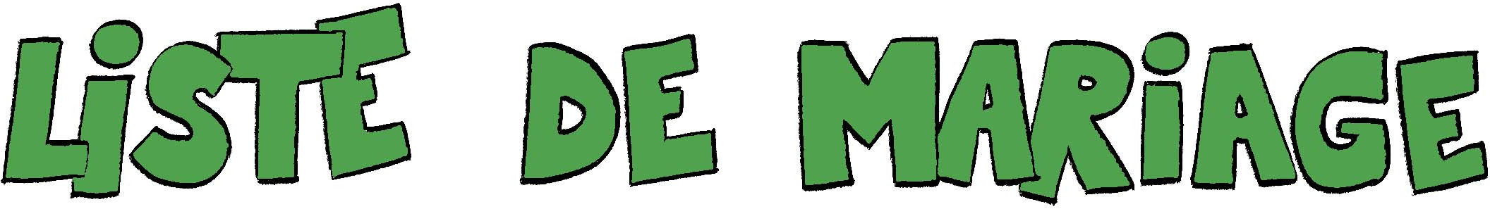 Liste de mariage